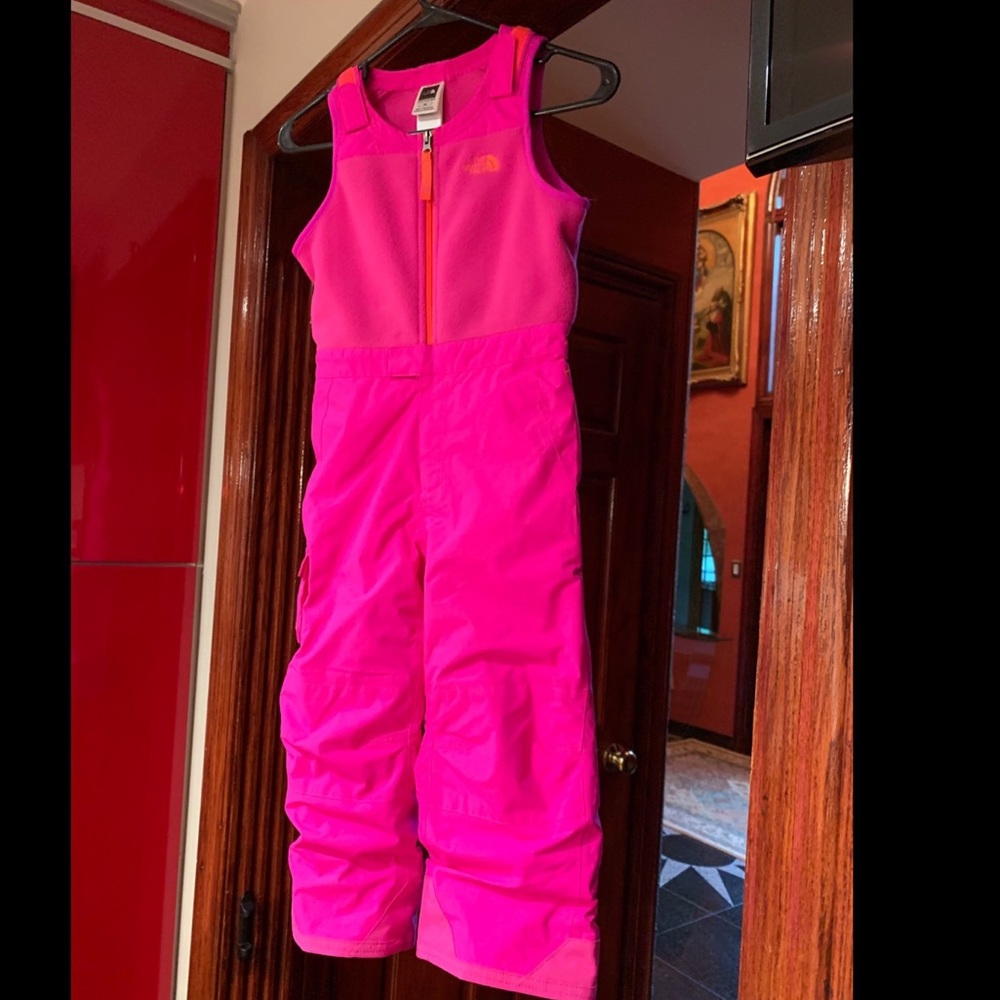 The north face pink snowpants toddler 5